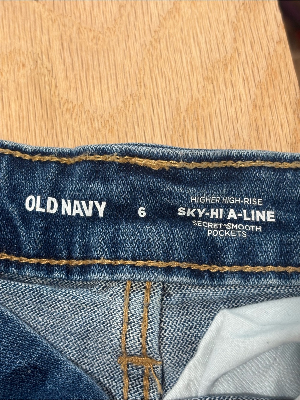 Old Navy Blue Denim Jean Shorts - Picture 3 of 3